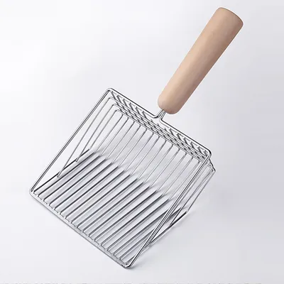 Pelle à litière pour chat, base à long manche