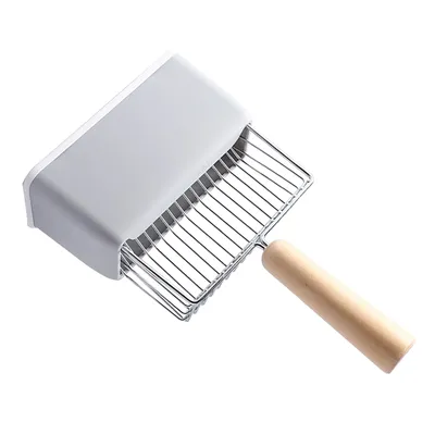 Pelle à litière pour chat, base à long manche