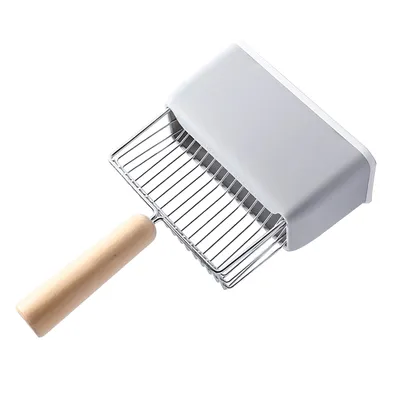 Pelle à litière pour chat, base à long manche