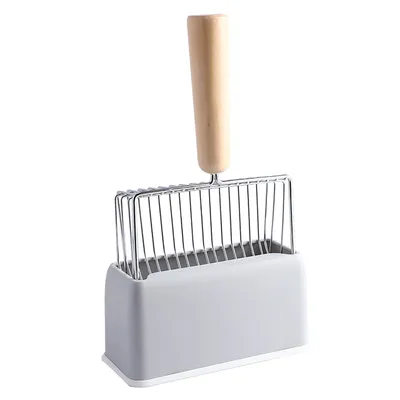UAMLY Pala para arena de gato con base de mango largo