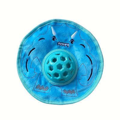 Frisbee pour chien, avec mangeoire lente