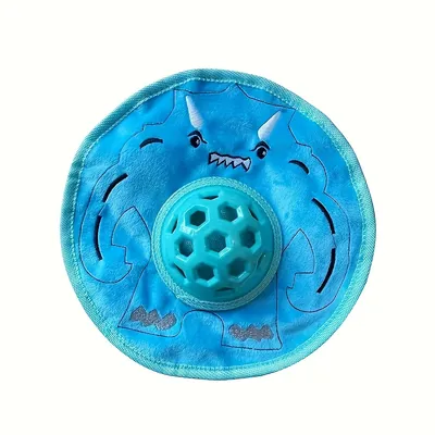 Frisbee pour chien, avec mangeoire lente