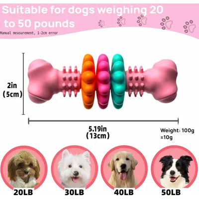 Jouet interactif pour chiots pour la dentition