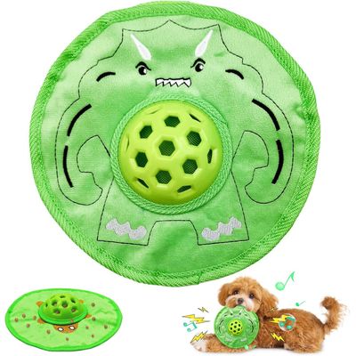 Frisbee pour chien, avec mangeoire lente