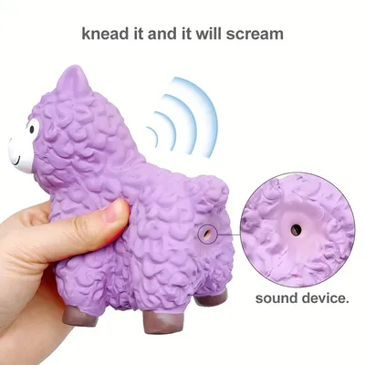 Jouet couineur pour chien en forme de mouton de dessin animé