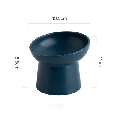 Gamelle surélevée anti-basculement en céramique pour chat