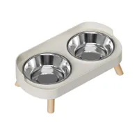 Ensemble de bols surélevés pour nourriture et eau pour chat