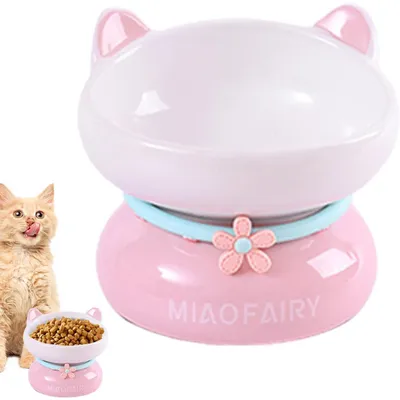 Gamelle en céramique pour chat - Anti-vomissements