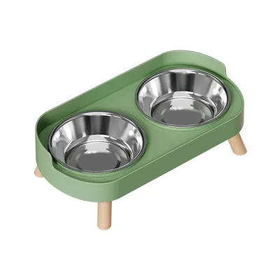 UAMLY Juego de comederos y bebederos elevados para gatos