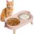 Ensemble de bols surélevés pour nourriture et eau pour chat