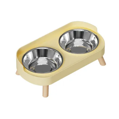 UAMLY Juego de comederos y bebederos elevados para gatos