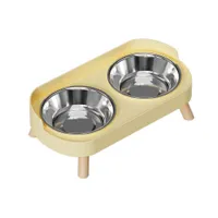 Ensemble de bols surélevés pour nourriture et eau pour chat