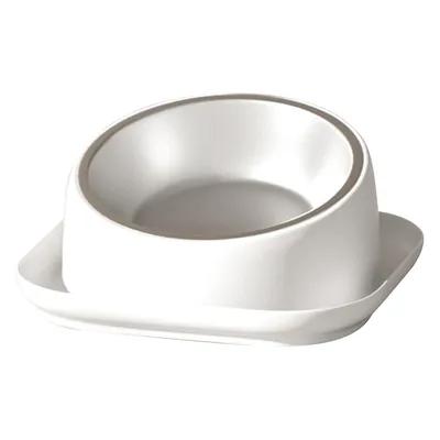 Gamelle surélevée pour chat, avec support incliné Gamelle surélevée pour chat, avec support incliné