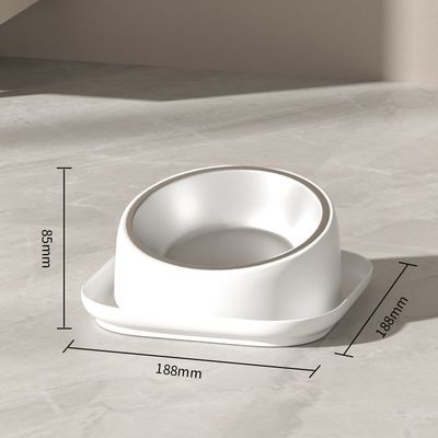 UAMLY Comedero elevado para gatos con soporte inclinado