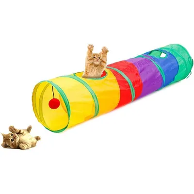 Tunnel de jeu pour chat - Pliable