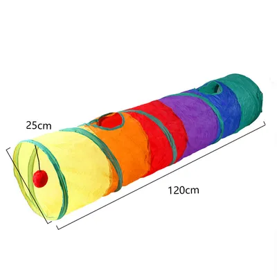 Tunnel de jeu pour chat - Pliable