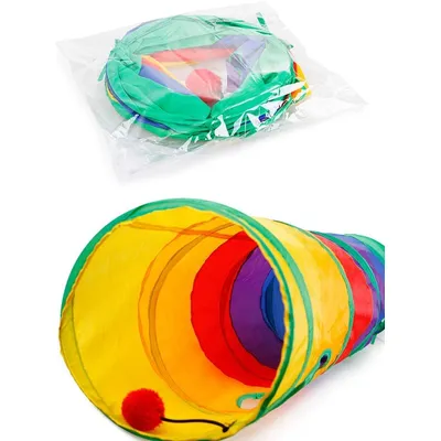 Tunnel de jeu pour chat - Pliable