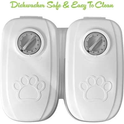 KPYTE Distributeur de nourriture pour chat avec minuterie