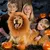 Halloween: Löwenkostüm mit Mähne und Ohren für Hunde Halloween: Löwenkostüm mit Mähne und Ohren für Hunde