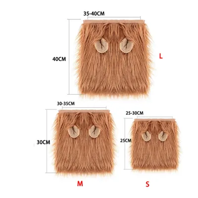 Halloween: Löwenkostüm mit Mähne und Ohren für Hunde Halloween: Löwenkostüm mit Mähne und Ohren für Hunde