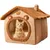 KPYTE Maison en peluche pour chat et chien