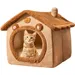 KPYTE Plüsch-Katzen- und Hundehaus