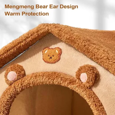 KPYTE Maison en peluche pour chat et chien