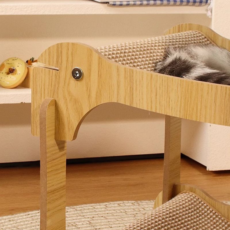 KPYTE Lit à deux étages avec griffoir pour chat