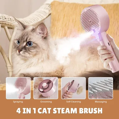 KPYTE Peigne de toilettage pour chat avec spray