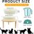 KPYTE Gamelle Slow Food pour chien avec support en bois