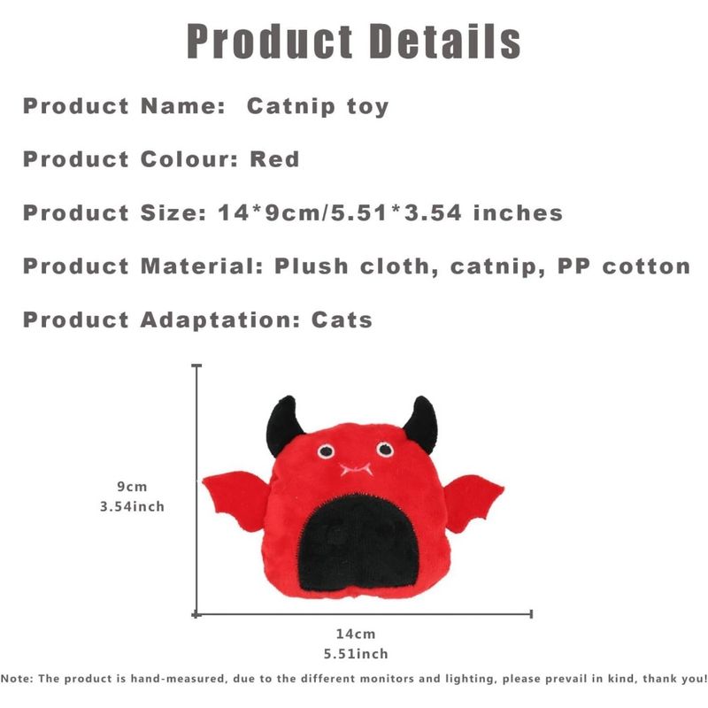 ZooVenture Set de 3 Jouets Halloween - Diable, Chauve-souris, Citrouille