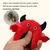 ZooVenture Set de 3 Jouets Halloween - Diable, Chauve-souris, Citrouille