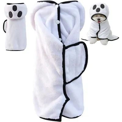 ZooVenture Super saugfähiger Halloween-Bademantel für Hunde und Katzen ZooVenture Super saugfähiger Halloween-Bademantel für Hunde und Katzen