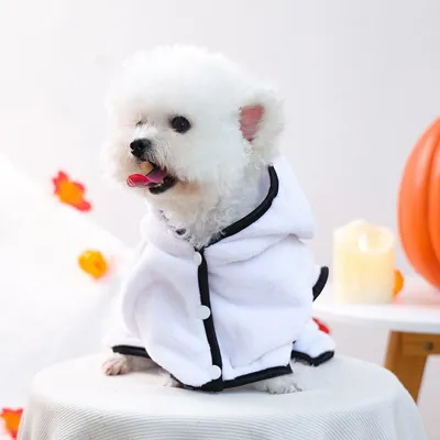 ZooVenture Super saugfähiger Halloween-Bademantel für Hunde und Katzen ZooVenture Super saugfähiger Halloween-Bademantel für Hunde und Katzen