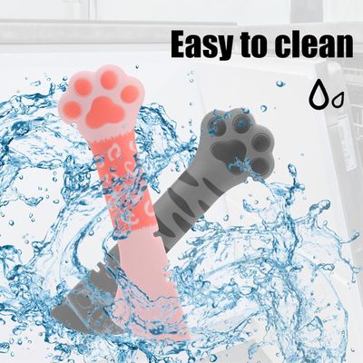 KPYTE Cuillère à nourriture en silicone pour chat et chien