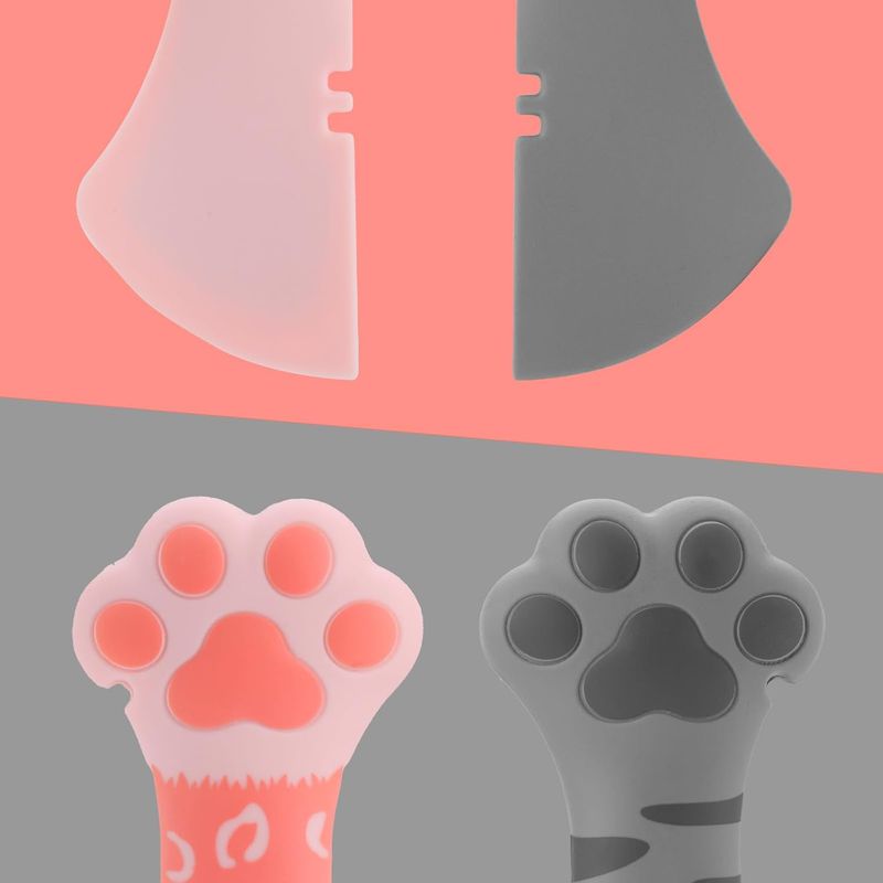 KPYTE Cuillère à nourriture en silicone pour chat et chien
