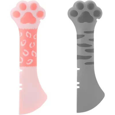 KPYTE Cuchara de silicona para comida de gatos y perros