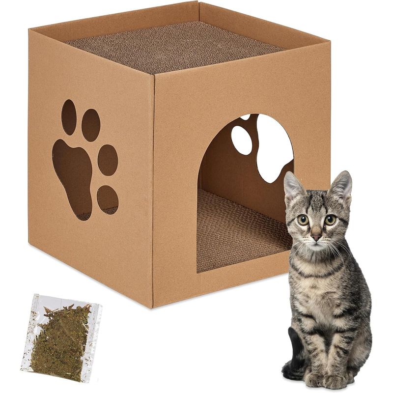 KPYTE Lit pour chat et griffoir