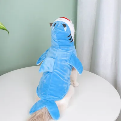ZooVenture Sweat à Capuche Requin Halloween pour Chien et Chat