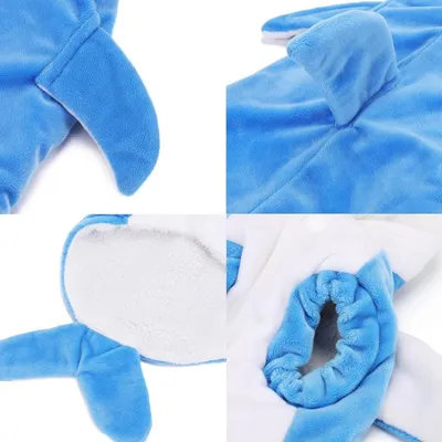 ZooVenture Sweat à Capuche Requin Halloween pour Chien et Chat