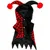 ZooVenture Clown-Hoodie für Hunde und Katzen – Halloween-Design