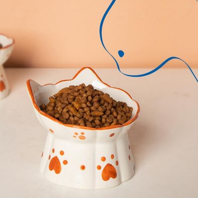 KPYTE Gamelle surélevée en céramique pour chat