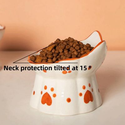KPYTE Gamelle surélevée en céramique pour chat