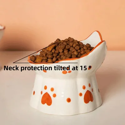 KPYTE Gamelle surélevée en céramique pour chat