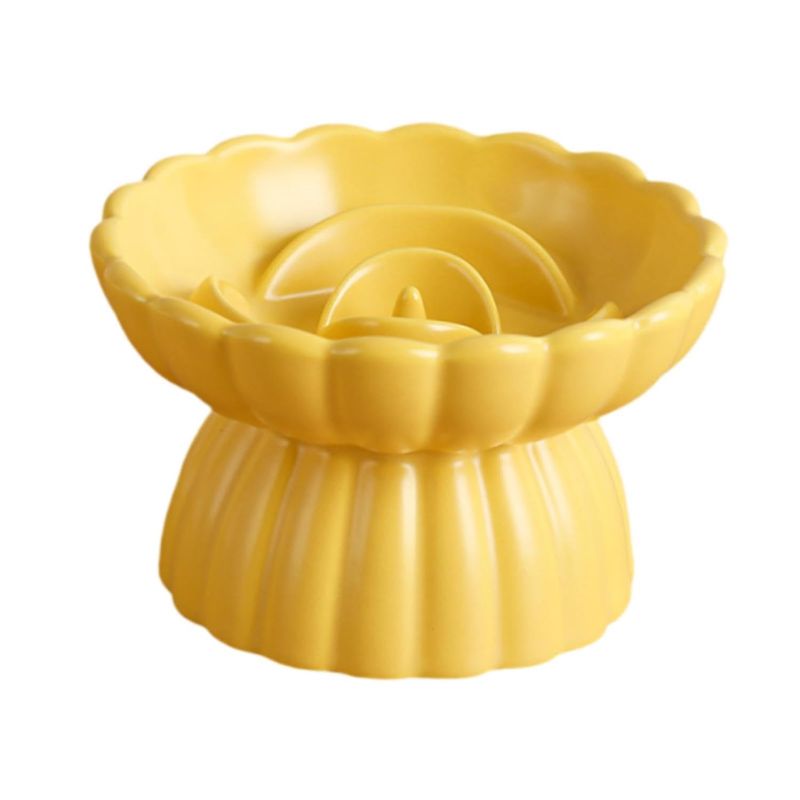 KPYTE Gamelle surélevée en céramique pour chat à alimentation lente