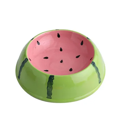 KPYTE Gamelle pour chat en céramique en forme de fruit