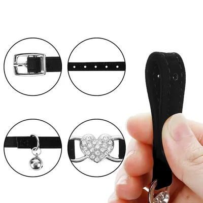 KPYTE Collier pour chat en forme de cœur KPYTE Collier pour chat en forme de cœur