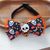 IntiMeg Collier pour chat avec nœud en forme de tête de mort pour Halloween