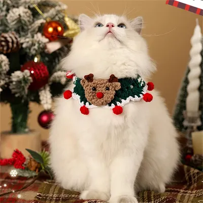 IntiMeg Collier et bavette de Noël pour chat