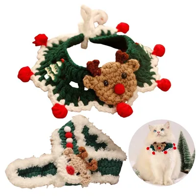 IntiMeg Collier et bavette de Noël pour chat